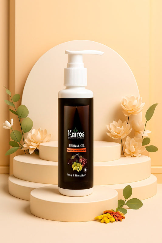 Kairos Herbal Oil – Reetha, Amla & Shikakai