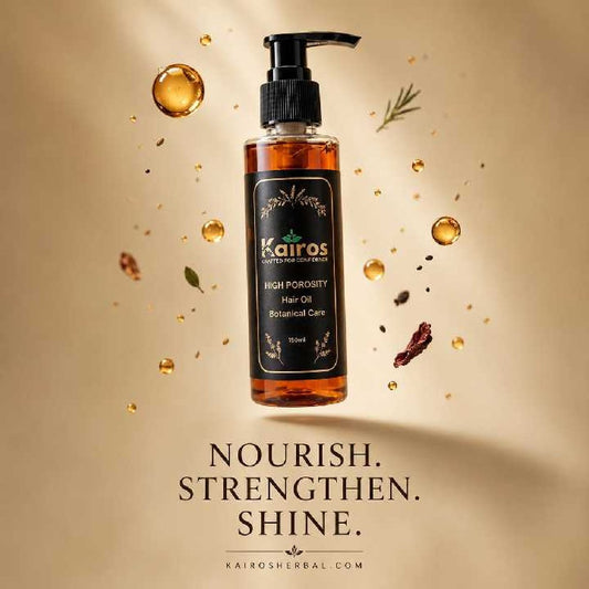 Kairos high porosity hair oil- for frizzy dull hair