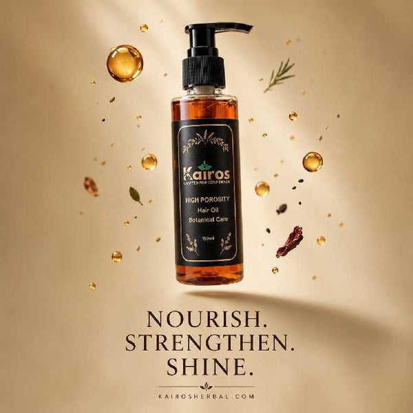 Kairos high porosity hair oil- for frizzy dull hair