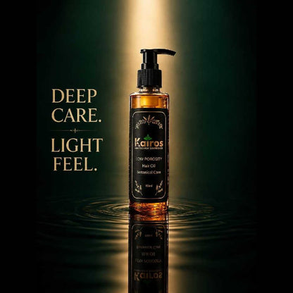 Kairos Low Porosity Hair Oil – Lightweight, Non-Greasy Formula